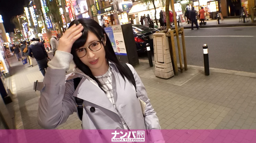 マジ軟派、初撮。1340 新橋で見つけた本好きメガネ女子